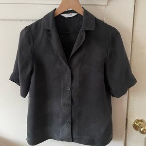 & Other Stories Short Sleeve Blouse Size Small